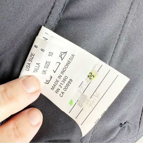 Strapless Mori Lee Black Chiffon Overlay  Gown w/Flattering Pleating Sz 8 - Picture 10 of 12